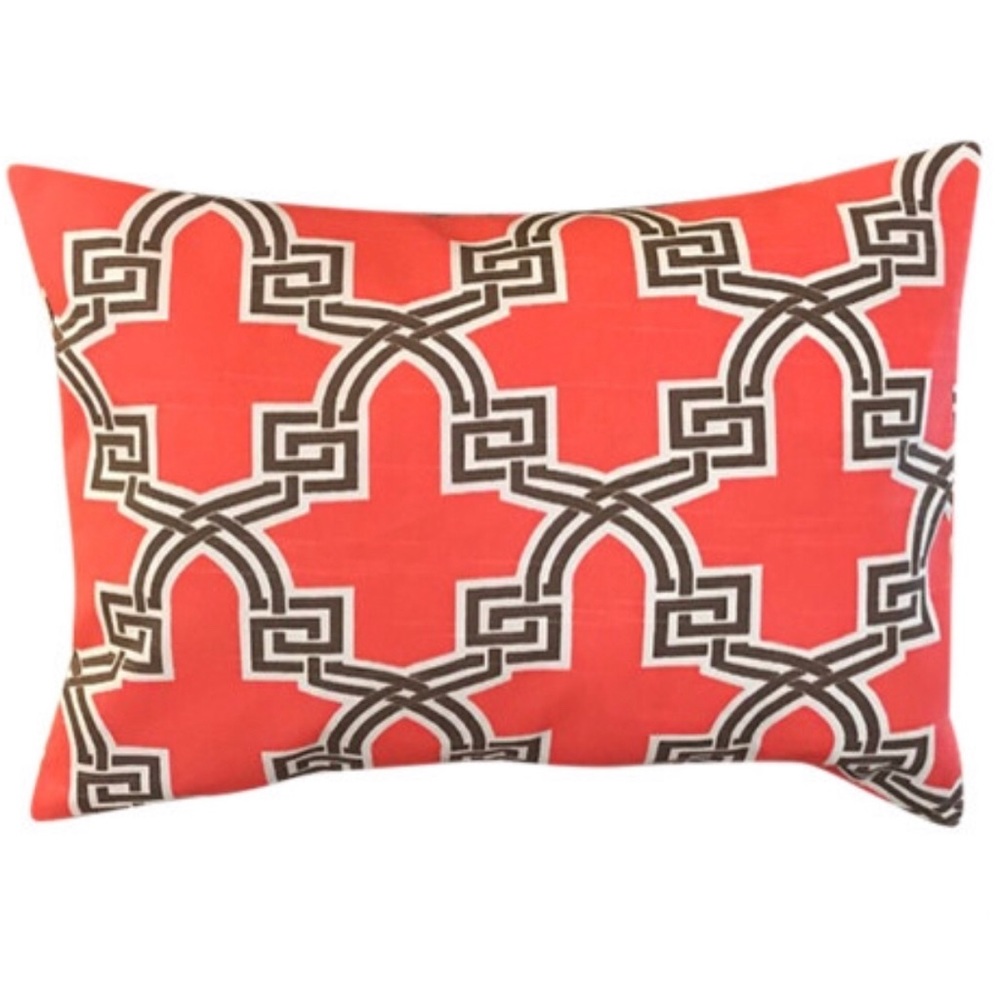 Coral‎ Keys Rectangular Throw Pillow 12”x16”